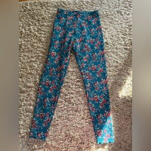 SHEIN Floral Teal Pants
